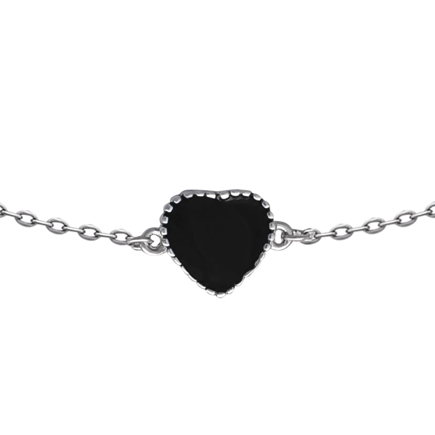 Black Heart Bracelet