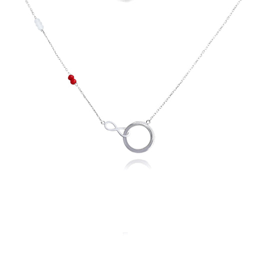 Circle and Infinity Necklace
